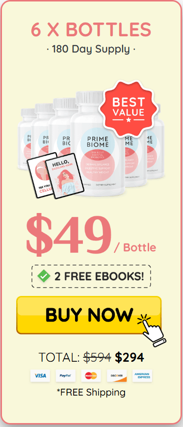 Prime Biome 6 bottle